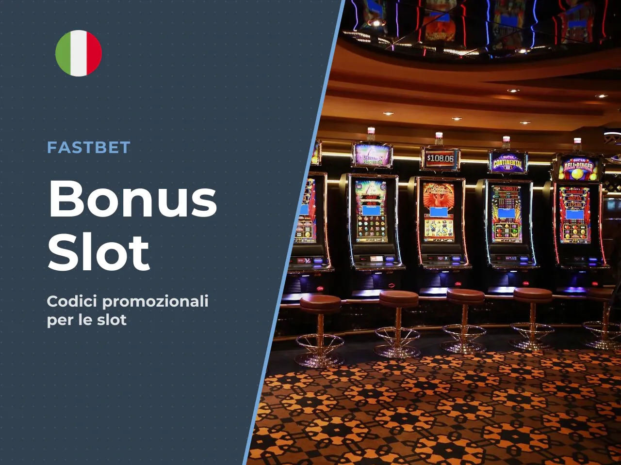 Bonus Fastbet per casinò e slot (codice BONUSSLOT)