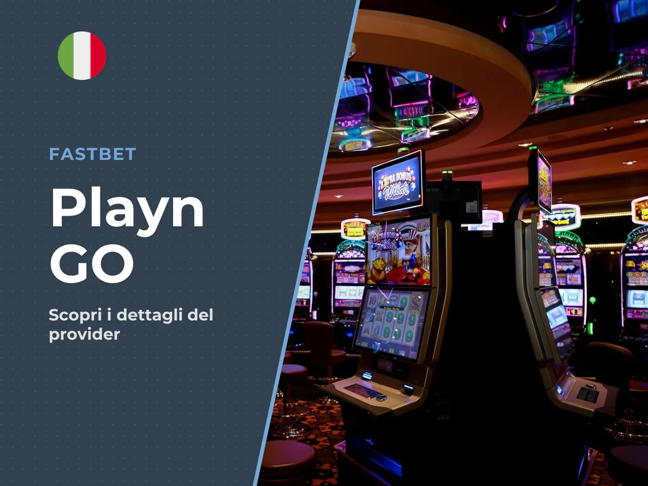 Il provider Play'n GO e il formato di gioco
