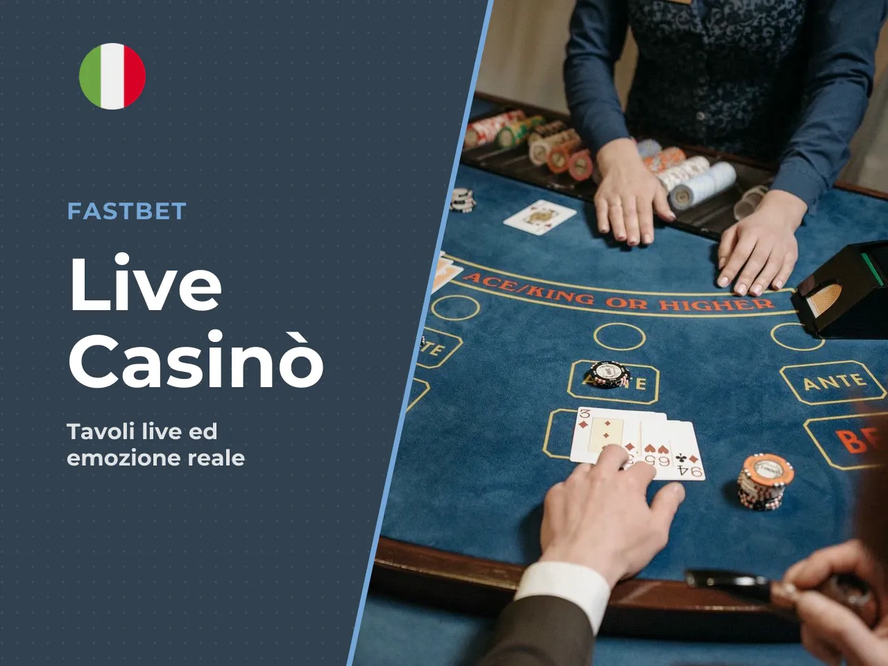 Live casino e giochi da tavolo