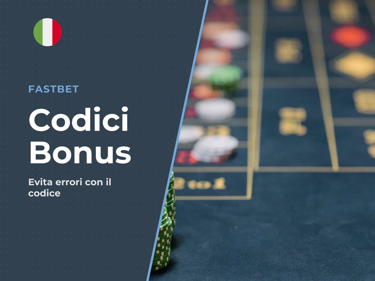 Errori comuni nell'uso del codice bonus