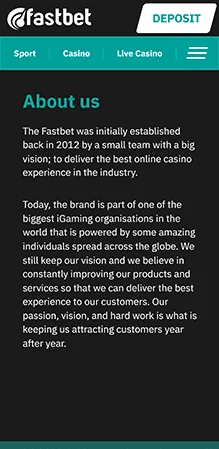 fastbet regolamentato
