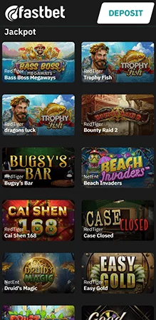 fastbet giochi con jackpot